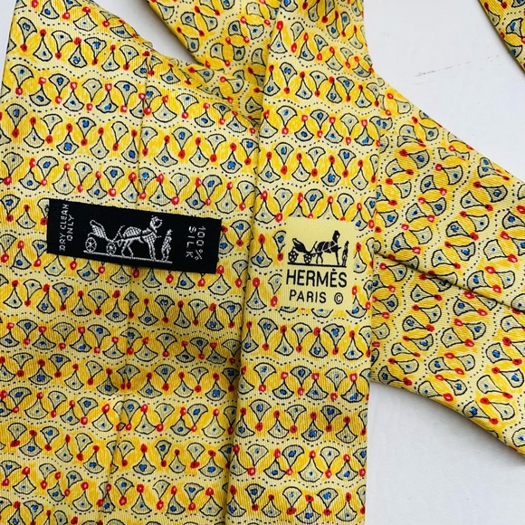 Hermes Paris silk Tie - Picture 2 of 4